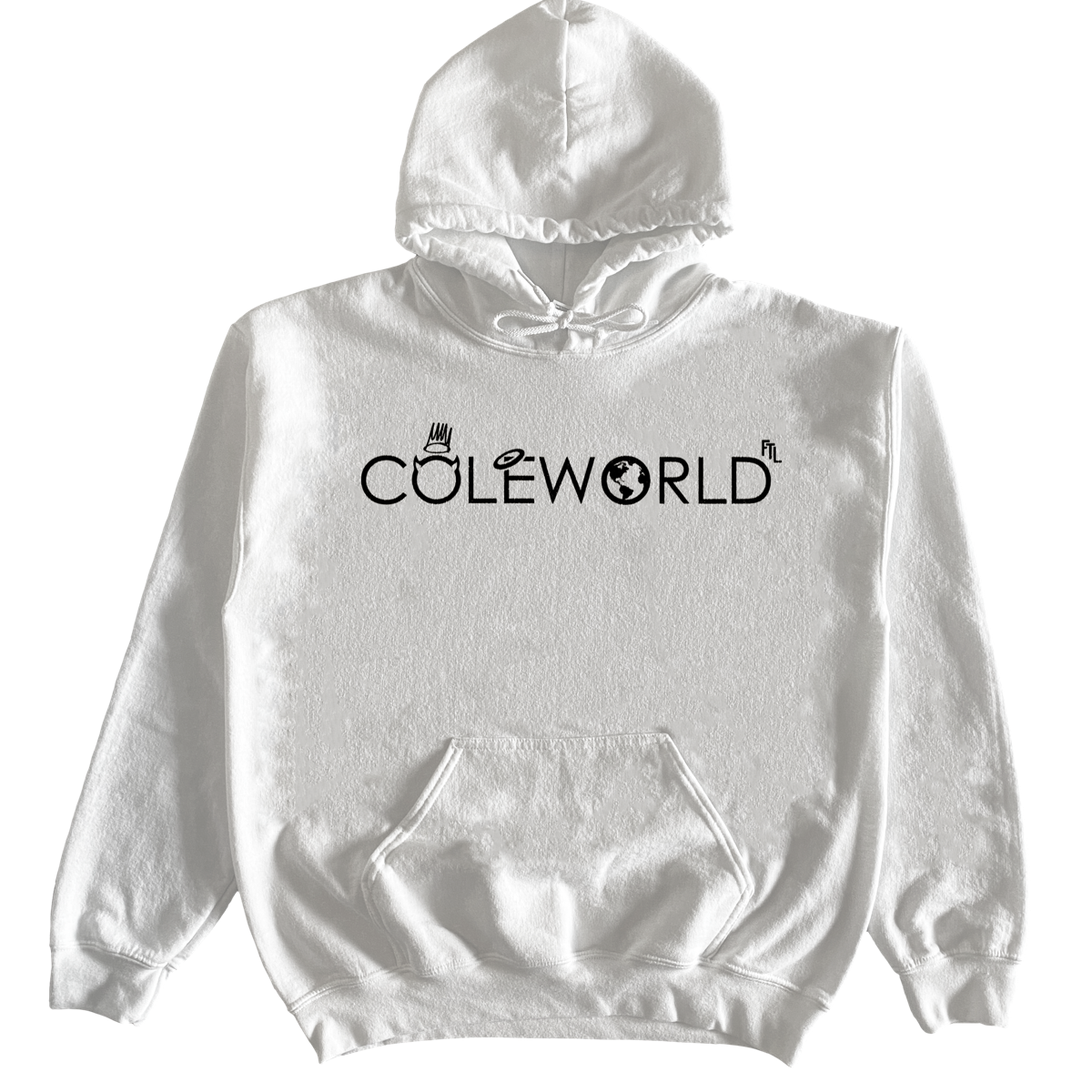 COLEWORLD WHITE HOODIE