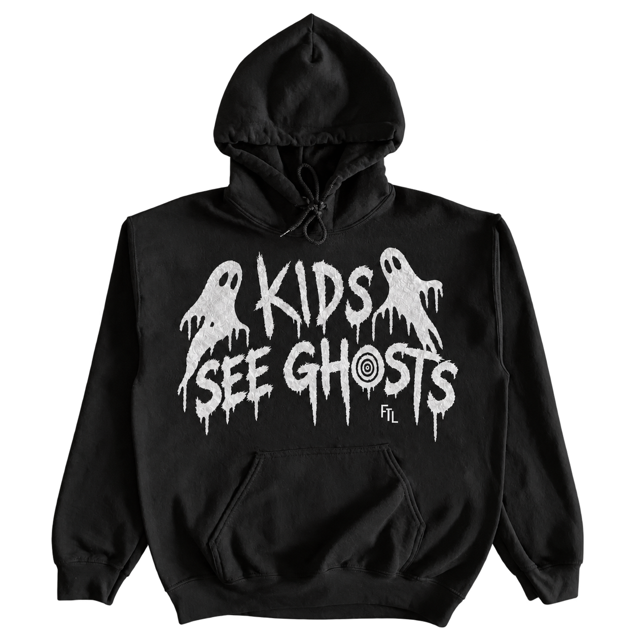 KIDS SEE GHOSTS BLACK HOODIE