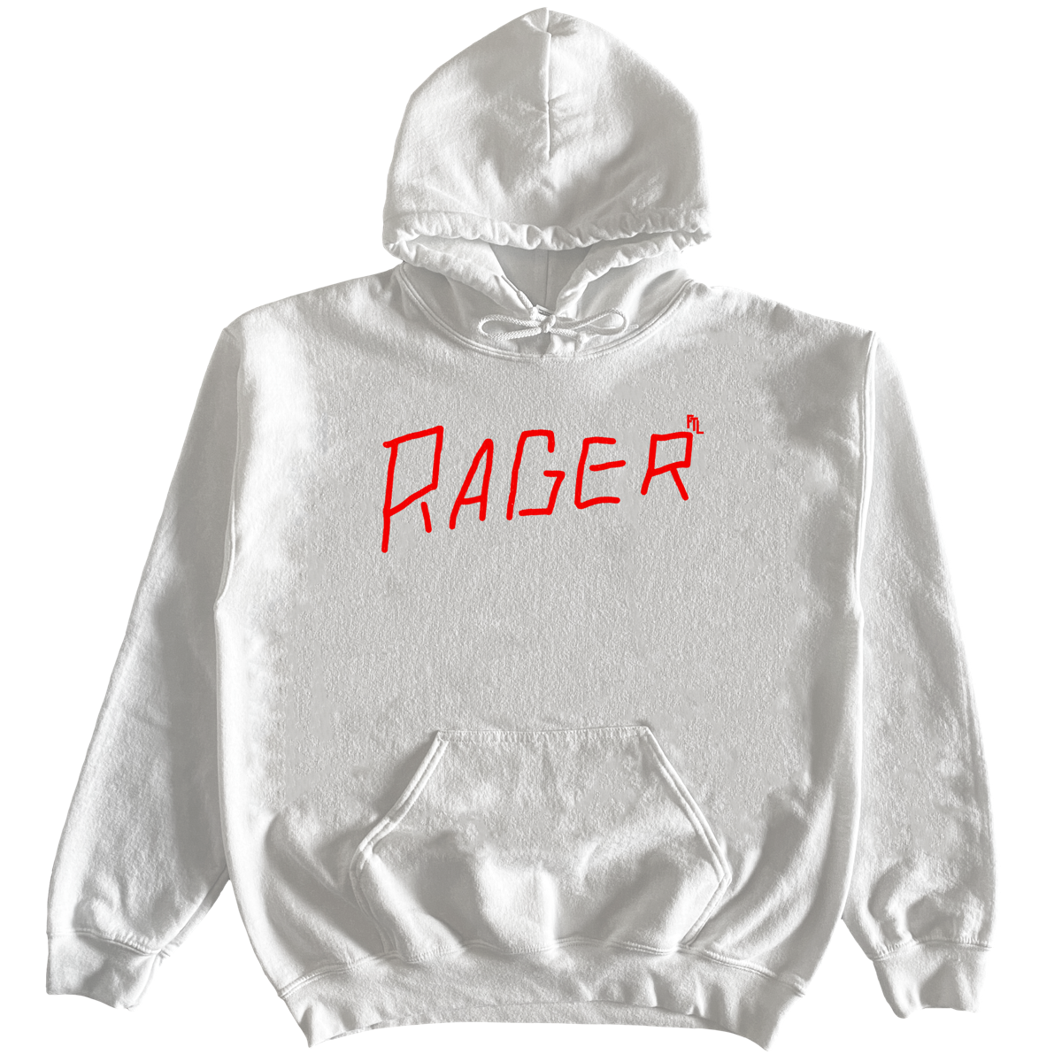 RAGER WHITE HOODIE