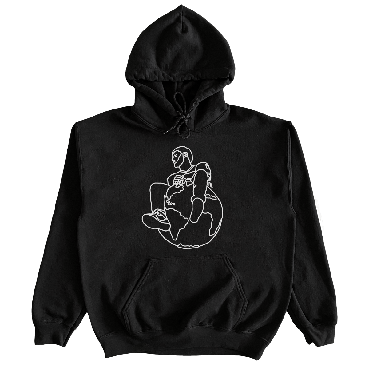 REALCOLEWORLD BLACK HOODIE